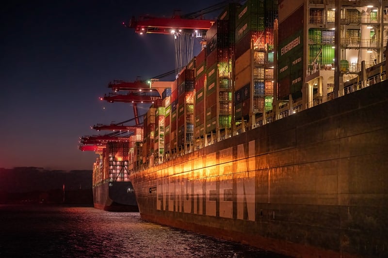 Ship on the high seas